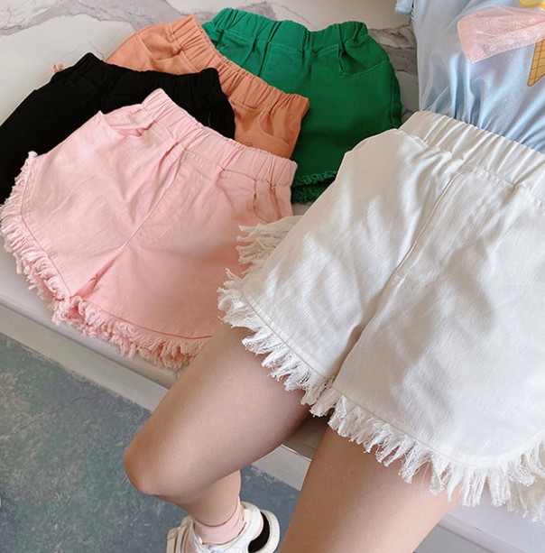 2021夏服新作韓国子供服　女の子　5色　ショートパンツ