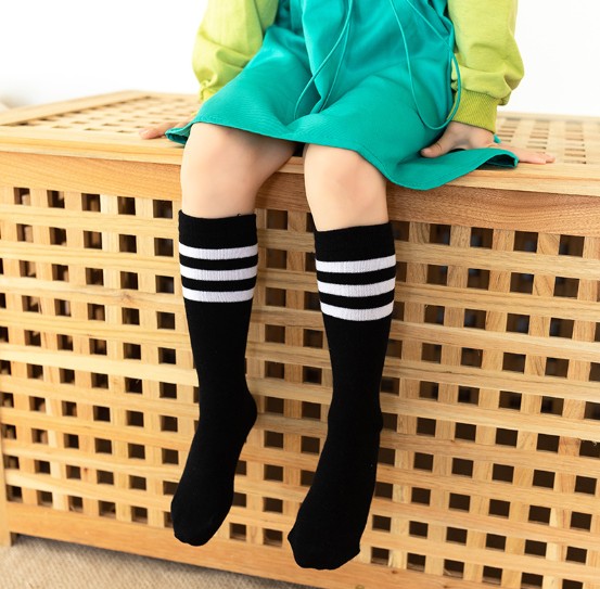 2020春夏服新作韓国子供服　女の子　ボーダー　靴下