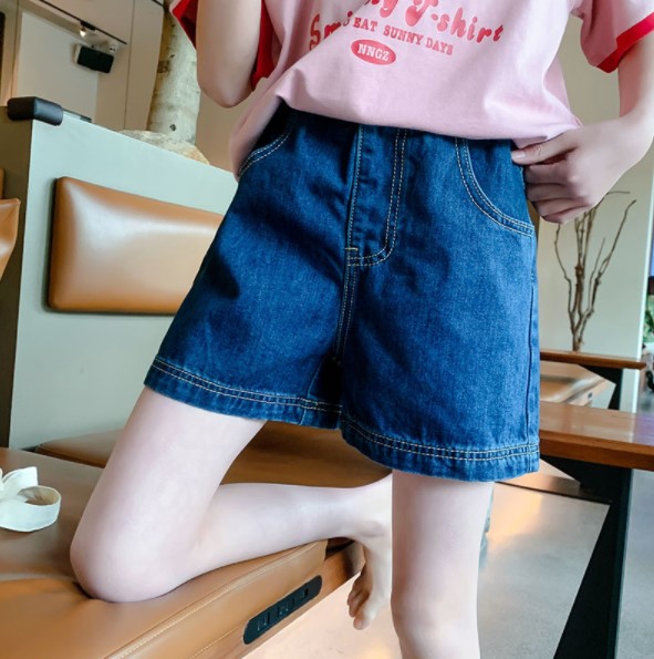 2022夏服新作韓国子供服　女の子　デニム　ショートパンツ