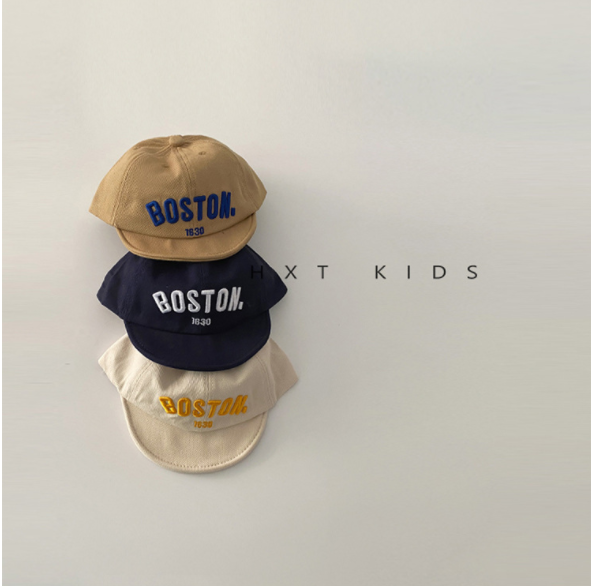 2023夏服新作韓国帽子　BOSTON．　野球帽