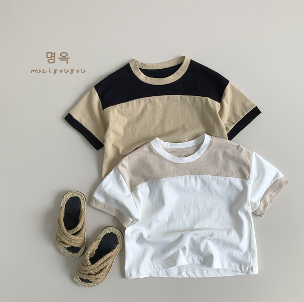 2024夏服新作韓国子供服　かっこいい　半袖ｔシャツ