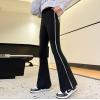 2025春服新作韓国子供服　ボーダー　フレアパンツ