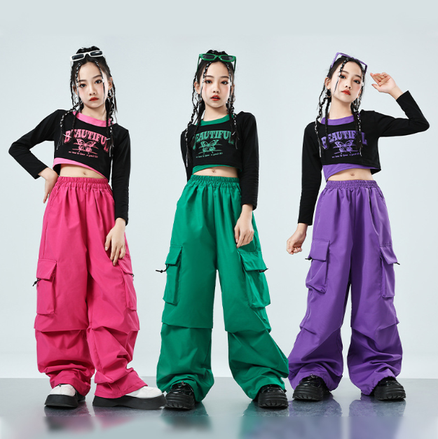 2025春服新作韓国子供服　女の子　英字ロゴ　長袖ｔシャツ