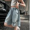 2025夏服新作韓国子供服　英字ロゴ　ショートパンツ