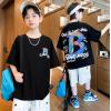 2025夏服新作韓国子供服　英字ロゴ　半袖ｔシャツ