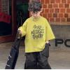 2025夏服新作韓国子供服　男の子　英字ロゴ　半袖ｔシャツ