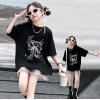 2025夏服新作韓国子供服　女の子　リボン柄ｔシャツ