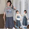 2025夏服新作韓国子供服　英字ロゴ　半袖ｔシャツ