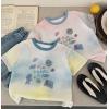 2025夏服新作韓国子供服　男の子　半袖ｔシャツ