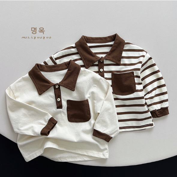 2025秋服新作韓国子供服  POLO　トップス
