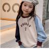 2025秋服新作韓国子供服　英字ロゴ　トップス