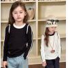 2025秋服新作韓国子供服　ボーダー　長袖ｔシャツ