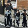 2025秋服新作韓国子供服　ボーダー　トレーナー　人気パンツ