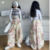 2025秋服新作韓国子供服　長袖ｔシャツ　花柄パンツ