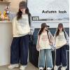 2025秋服新作韓国子供服　英字ロゴ　トレーナー