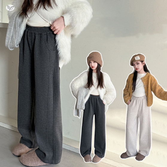 2025冬服新作韓国子供服　厚手パンツ