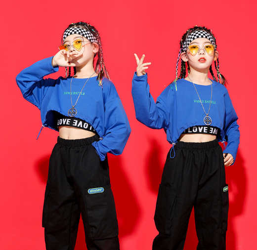 2026春服新作韓国子供服　ダンス服　トップス