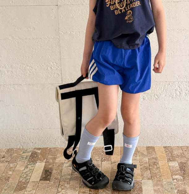 2026夏服新作韓国子供服　ボーダー　ショートパンツ