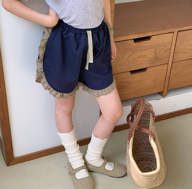 2026夏服新作韓国子供服　女の子　3色ショートパンツ