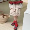 2026夏服新作韓国子供服　花柄　半身スカート