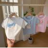 2026夏服新作韓国子供服　Cat柄　半袖Ｔシャツ