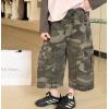 2026夏服新作韓国子供服　迷彩柄パンツ