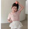 2026夏服新作韓国子供服　無地　5色半袖ｔシャツ