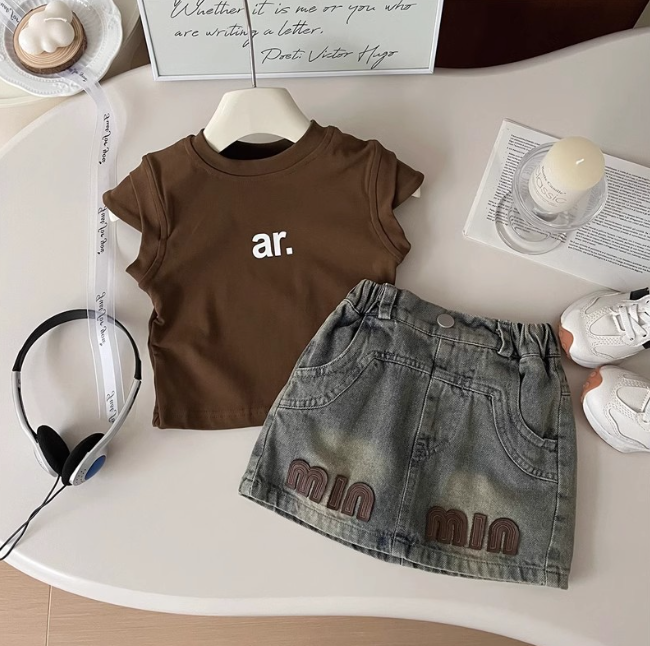 2026夏服新作韓国子供服　minmin　上下セット
