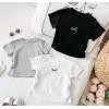 2026夏服新作韓国子供服　リボン柄　半袖ｔシャツ