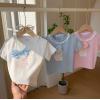 2026夏服新作韓国子供服　ネコ柄　半袖ｔシャツ