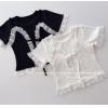 2026夏服新作韓国子供服　レース　半袖ｔシャツ