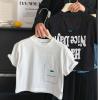 2026夏服新作韓国子供服　英字ロゴ　半袖ｔシャツ