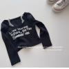 2026秋服新作韓国子供服　英字ロゴ　長袖ｔシャツ